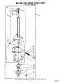 Brake and drive tube