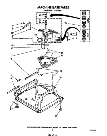 Machine base