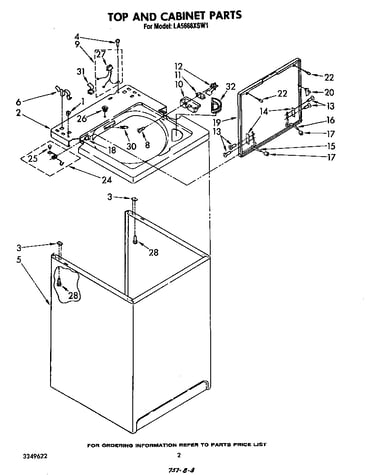Top and cabinet