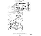 Whirlpool LA5578XSW1 machine base diagram