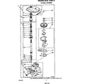 Whirlpool LA5578XSW1 gearcase diagram