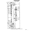 Whirlpool LA9800XSW2 gearcase diagram