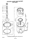 Agitator, basket and tub
