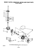 Brake, clutch, gearcase, motor and pump