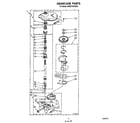 KitchenAid KAWE742VWH0 gearcase diagram