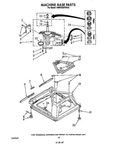 Machine base