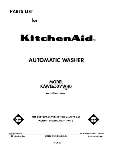 Front cover