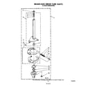 KitchenAid KAWE650VWH0 brake and drive tube diagram