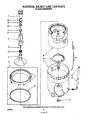 Agitator, basket and tub