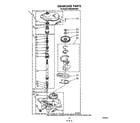 KitchenAid KAWE950VWH0 gearcase diagram