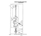 KitchenAid KAWE950VWH0 brake and drive tube diagram