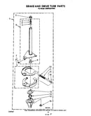Brake and drive tube