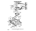 KitchenAid KAWE900TWH0 machine base diagram