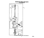 KitchenAid KAWE900TWH0 brake and drive tube diagram