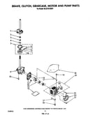 Brake, clutch, gearcase, motor and pump