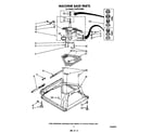 Whirlpool CA2751XSW4 machine base diagram