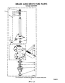 Brake and drive tube