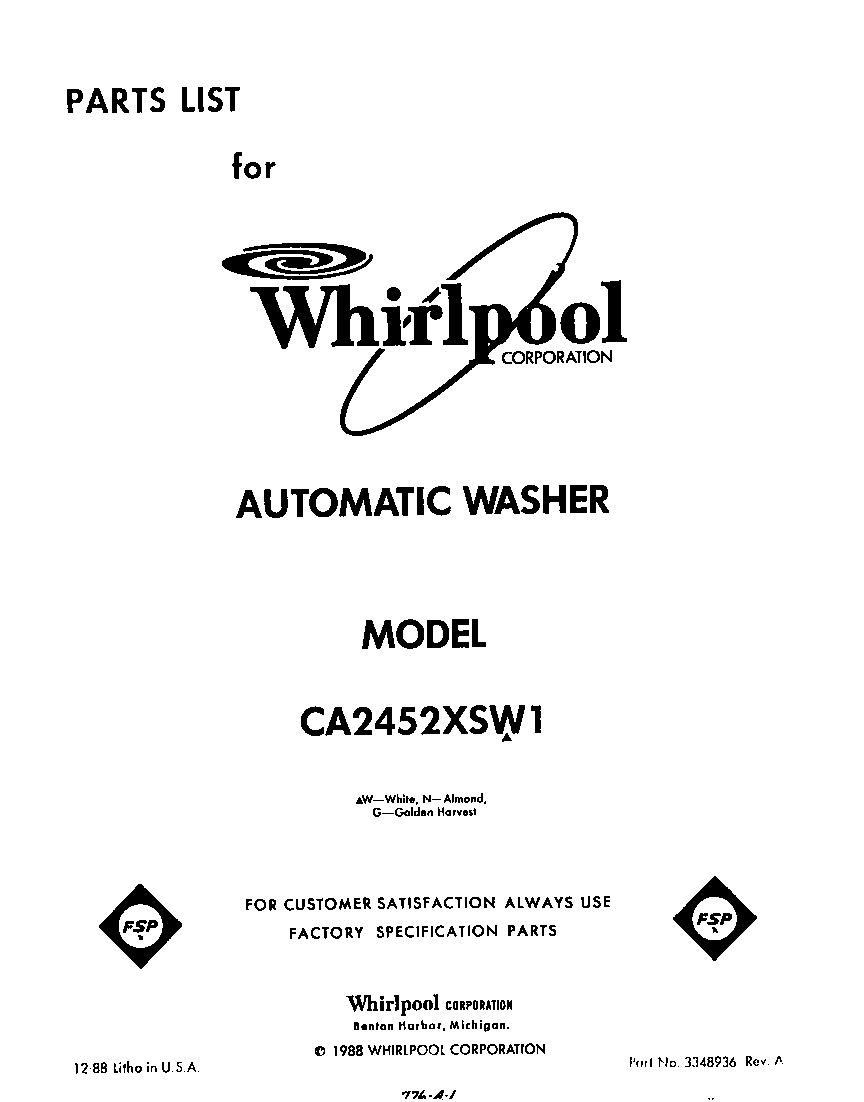 Front cover
