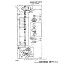 Whirlpool CA2452XSW1 gearcase diagram