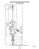 Brake and drive tube
