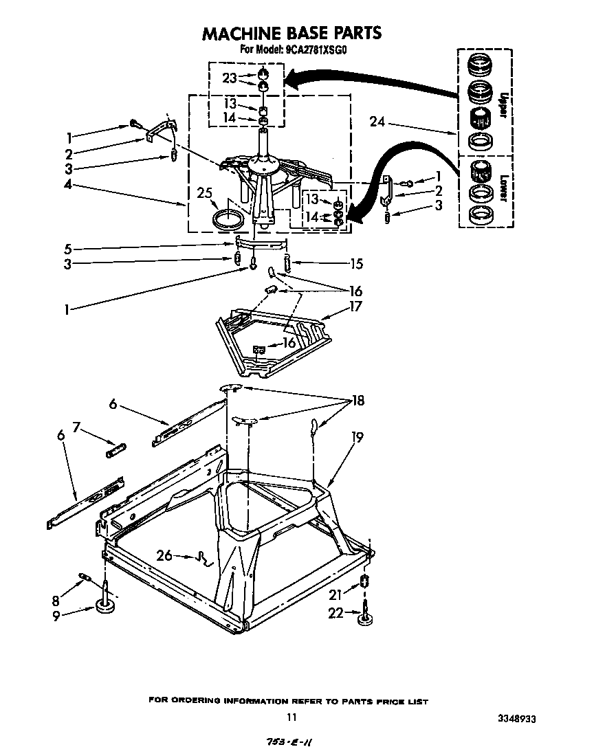 Machine base
