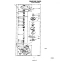 Whirlpool 3CA2781XSW0 gearcase diagram
