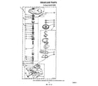 Whirlpool GCA2781XSW0 gearcase diagram