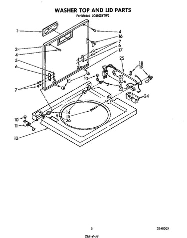 Washer top and lid