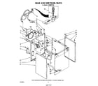 Whirlpool LC4900XTW0 rear and side panel diagram