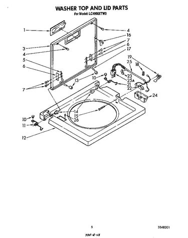 Washer top and lid