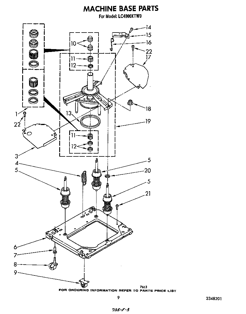 Machine base