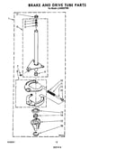 Brake and drive tube