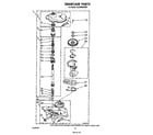 Whirlpool GLA5580XSW1 gearcase diagram