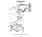 Whirlpool LA6055XSW1 machine base diagram