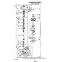 Whirlpool LA6055XSW1 gearcase diagram