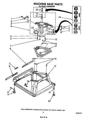 Machine base