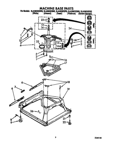 Machine base