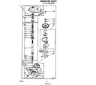 Whirlpool 3LA5580XSW0 gearcase diagram