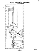 Brake and drive tube