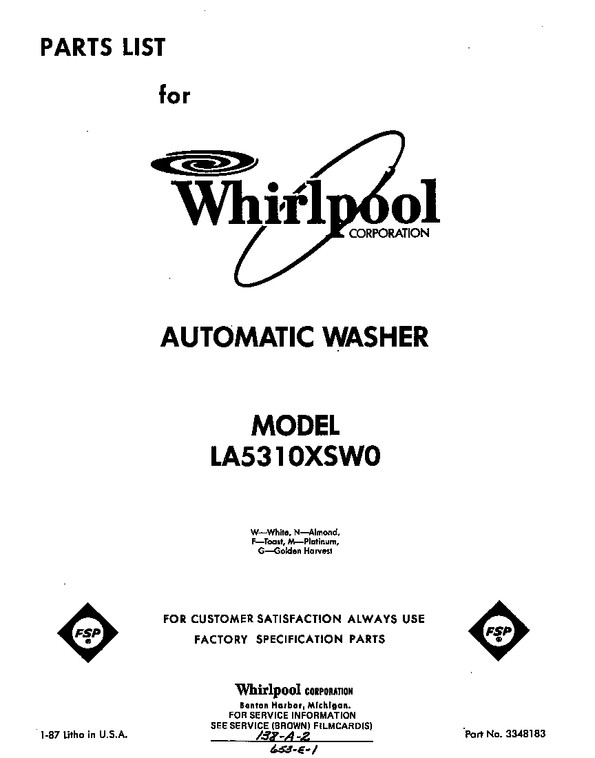Front cover