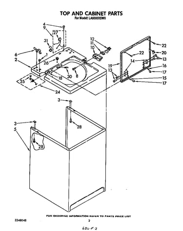 Top and cabinet