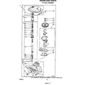 Whirlpool LA3300XSW0 gearcase diagram