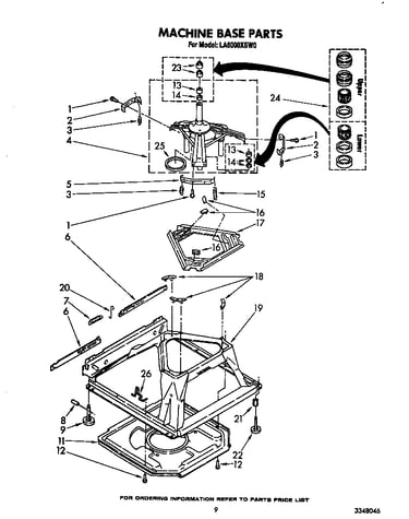 Machine base