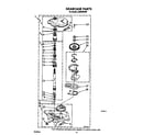 Whirlpool LA6000XSW0 gearcase diagram