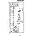 Whirlpool LA6500XSW0 gearcase diagram