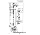 Whirlpool LA6680XSW0 gearcase diagram