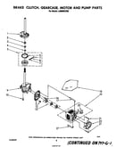 Brake clutch, gearcase, motor and pump
