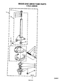 Brake and drive tube