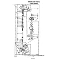 Whirlpool LA6090XSW0 gearcase diagram