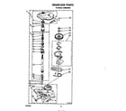 Whirlpool LA5600XSW0 gearcase diagram